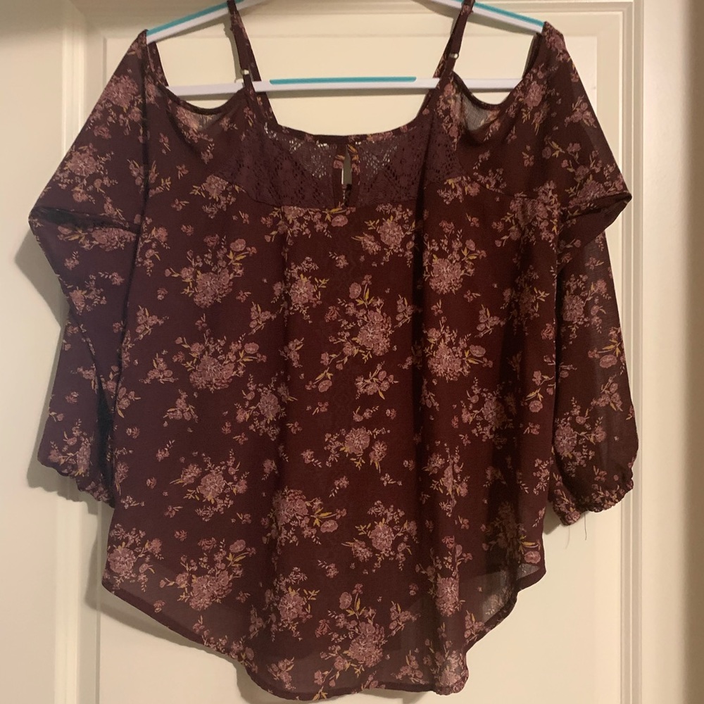 Off the shoulder long sleeve too
